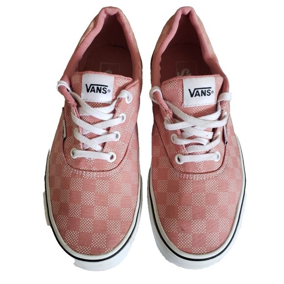 Vans Doheny Sneakers Women’s 9.5 Pink White Checkerboard 721356 Exc Cond - Picture 5 of 11
